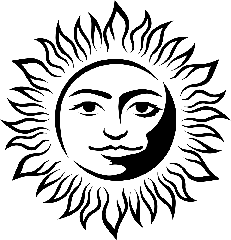 Sun Face Coloring Page Md Coloring Page — Free Printable — free printable coloring page