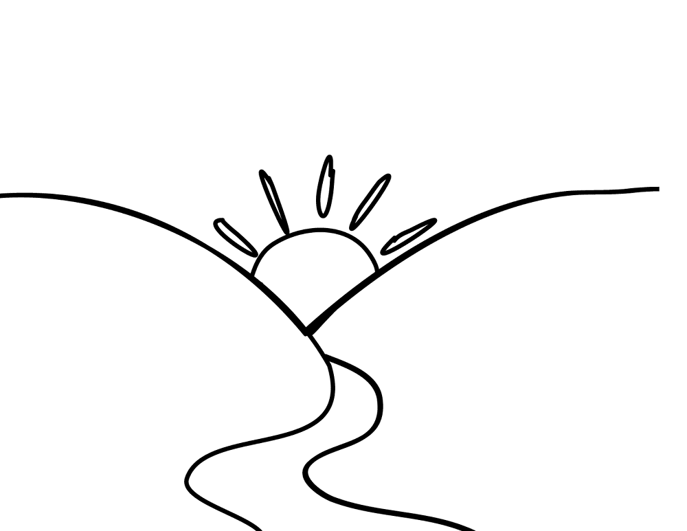Sunrise Coloring Page Md Coloring Page — Free Printable — free printable coloring page