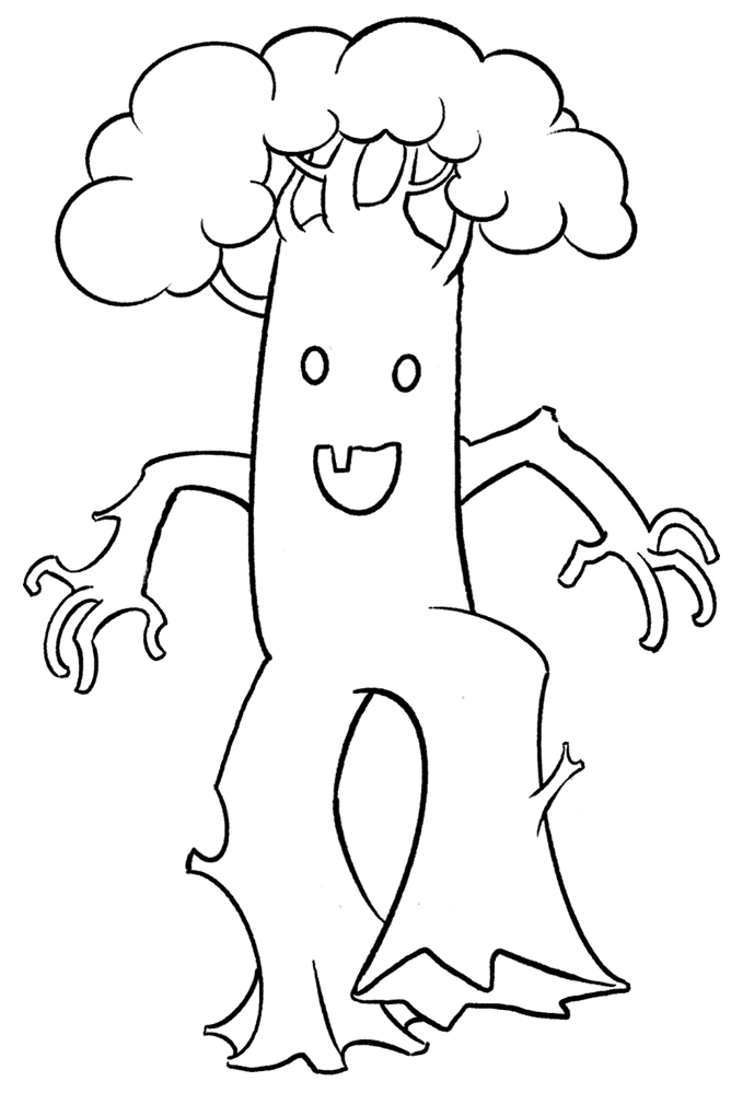 Thin Dendroid Coloring Page Md Coloring Page — Free Printable — free printable coloring page