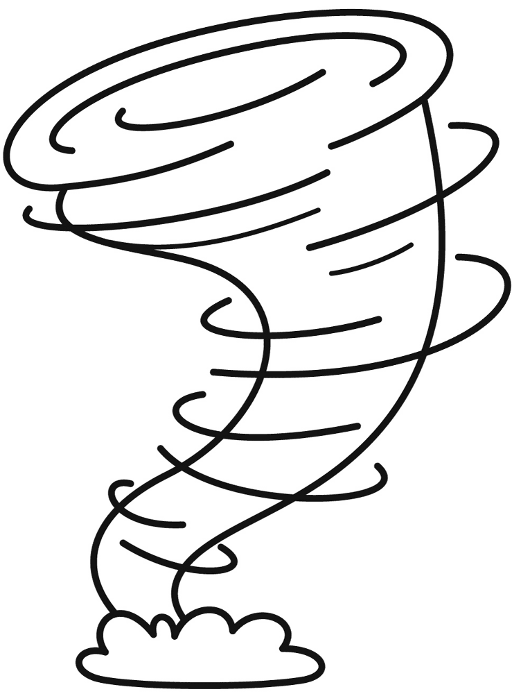 Tornado Coloring Page Md Coloring Page — Free Printable — free printable coloring page