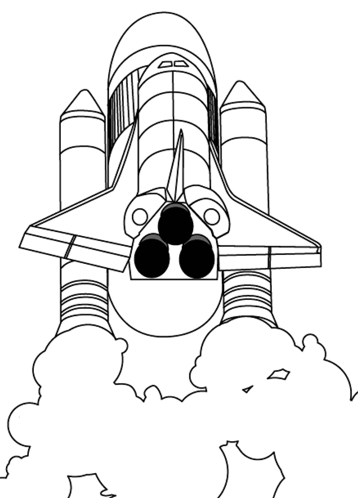 2 Space Shuttle Lunch Coloring Page Md Coloring Page — Free Printable — free printable coloring page