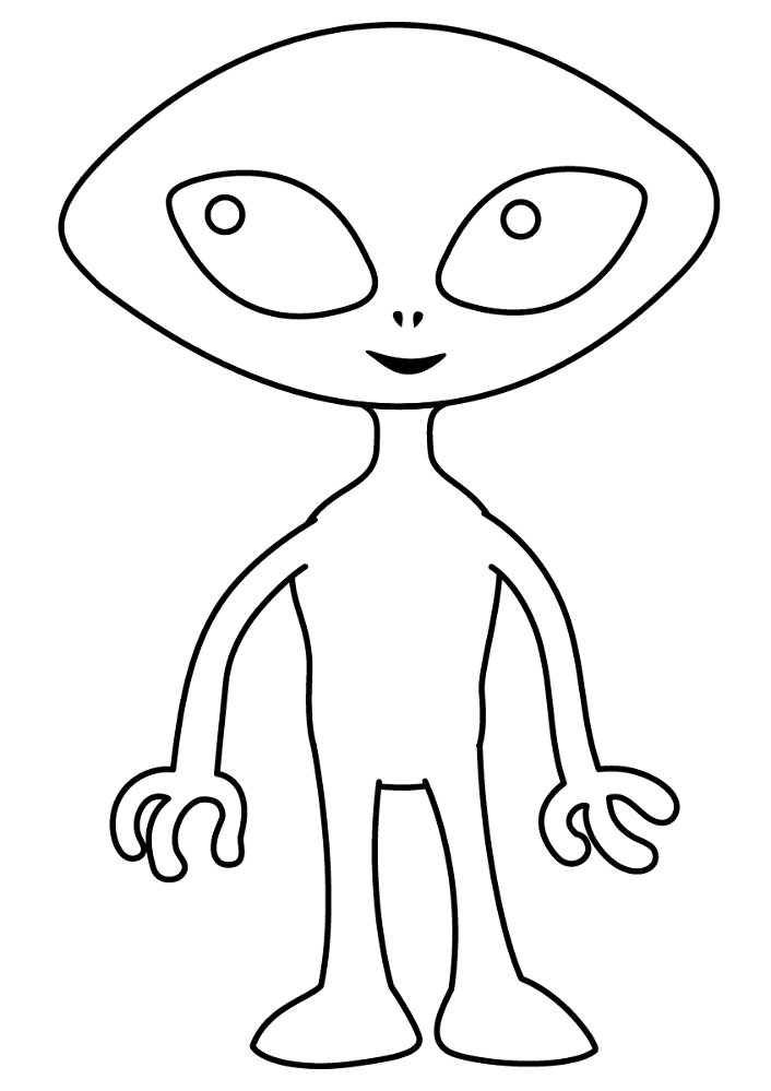 Alien 8 Coloring Page Md Coloring Page — Free Printable — free printable coloring page