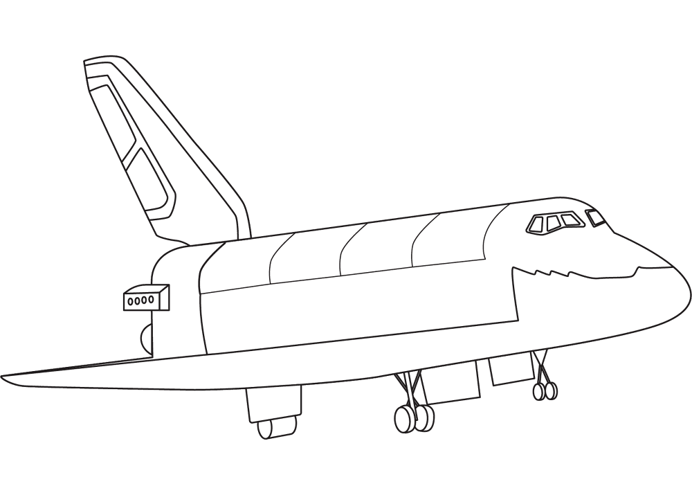 Buran Spacecraft Coloring Page Md Coloring Page — Free Printable — free printable coloring page