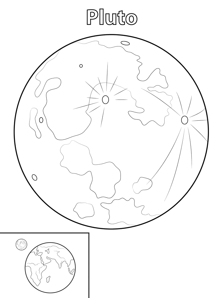 Pluto Planet Coloring Pages Md Coloring Page — Free Printable — free printable coloring page