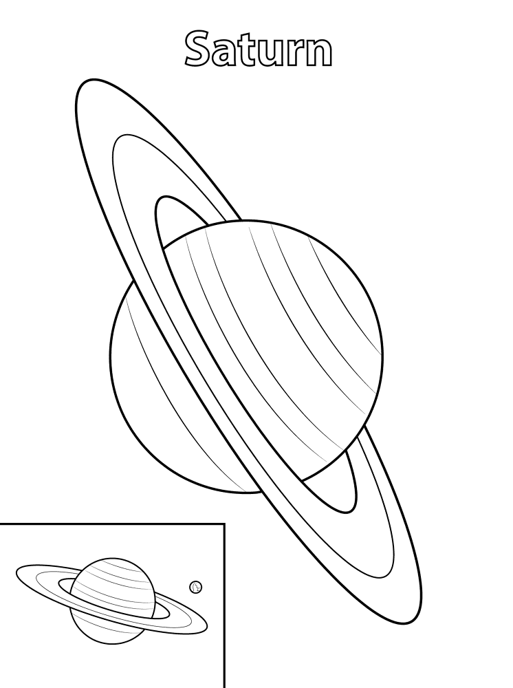 Saturn Planet Coloring Pages Md Coloring Page — Free Printable — free printable coloring page