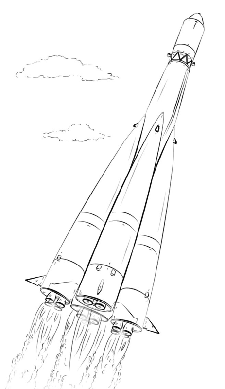 Space Rocket Coloring Page Md Coloring Page — Free Printable — free printable coloring page