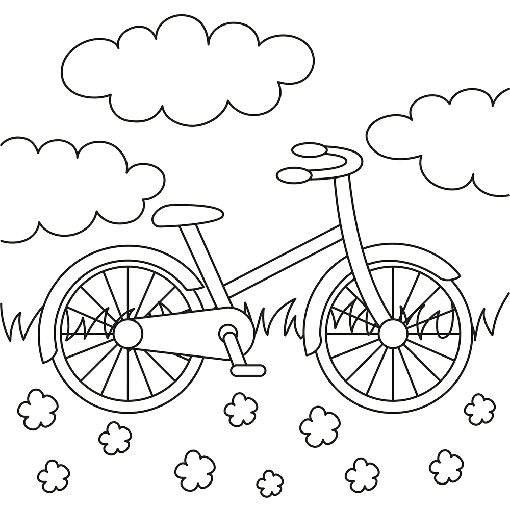 Bike 2 Coloring Page Md Coloring Page — Free Printable — free printable coloring page