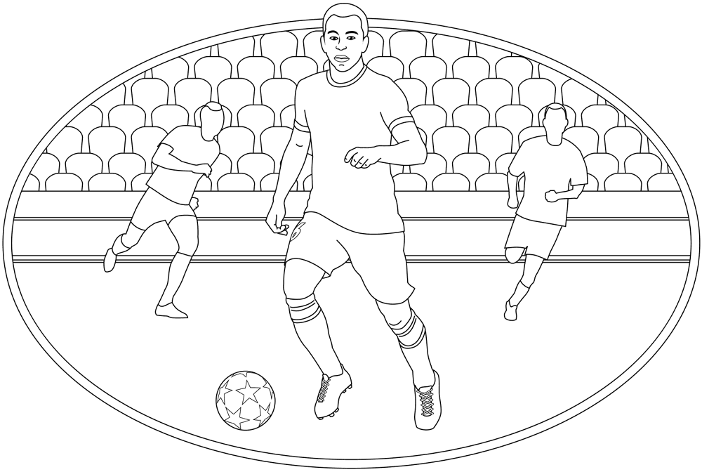 Football Soccer Coloring Page Md Coloring Page — Free Printable — free printable coloring page