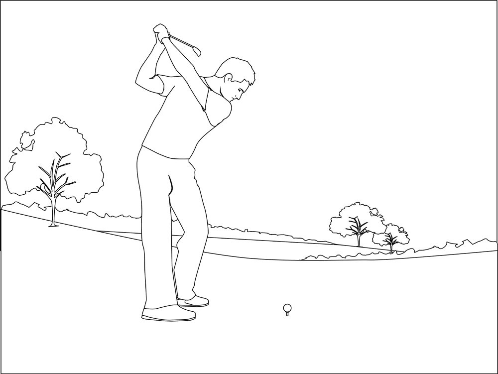 Golf Coloring Page Md Coloring Page — Free Printable — free printable coloring page