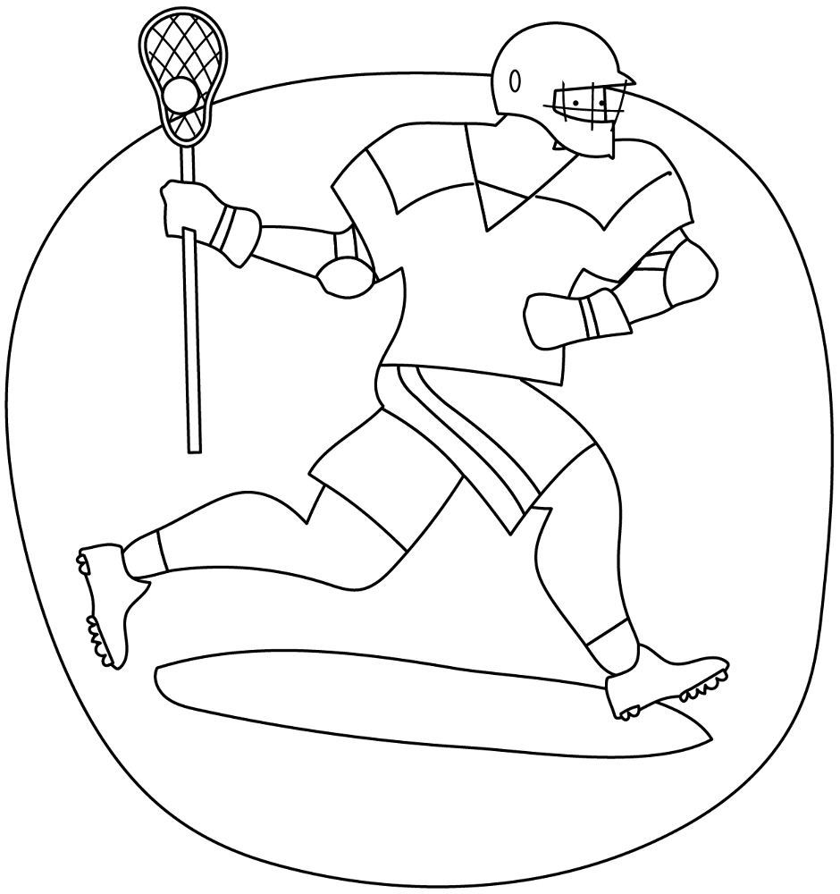 Lacrosse Player Coloring Page Md Coloring Page — Free Printable — free printable coloring page