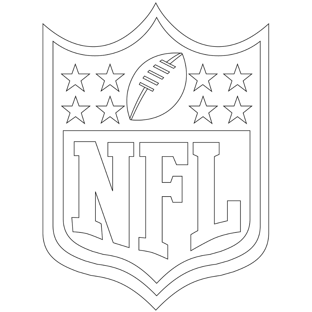Nfl Logo Coloring Page Md Coloring Page — Free Printable — free printable coloring page