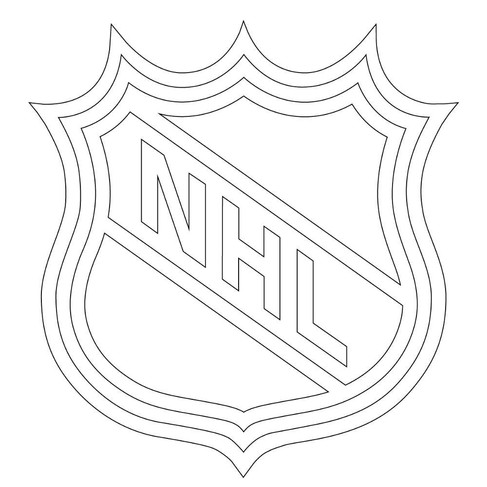 Nhl Logo Coloring Page Md Coloring Page — Free Printable — free printable coloring page