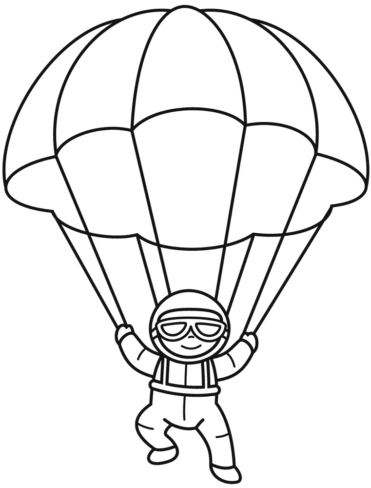 Parachutist Coloring Page Md Coloring Page — Free Printable — free printable coloring page