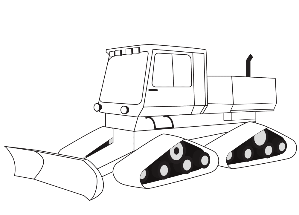 Snowcat Coloring Page Md Coloring Page — Free Printable — free printable coloring page