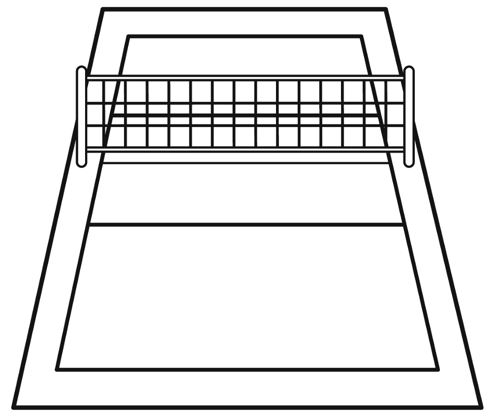 Volleyball Court Coloring Page Md Coloring Page — Free Printable — free printable coloring page
