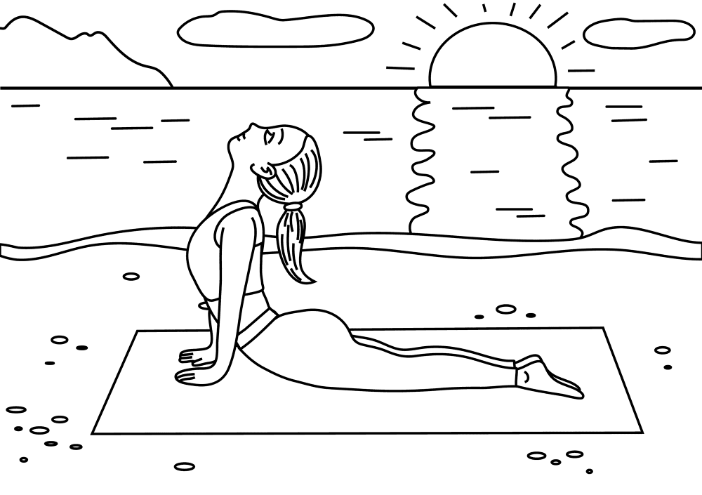 Yoga Md Coloring Page — Free Printable — free printable coloring page